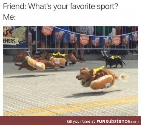 Hotdog race