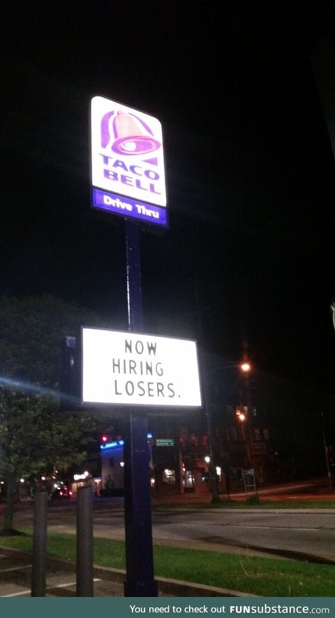 Finally, a place where I can get a job