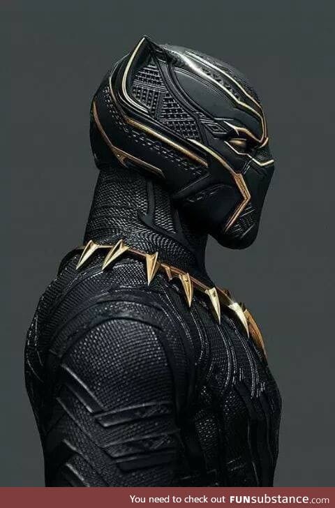 Black panther has the sickest costume ever