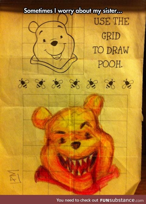 Draw pooh