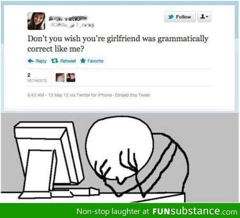 Proper grammar is s*xy