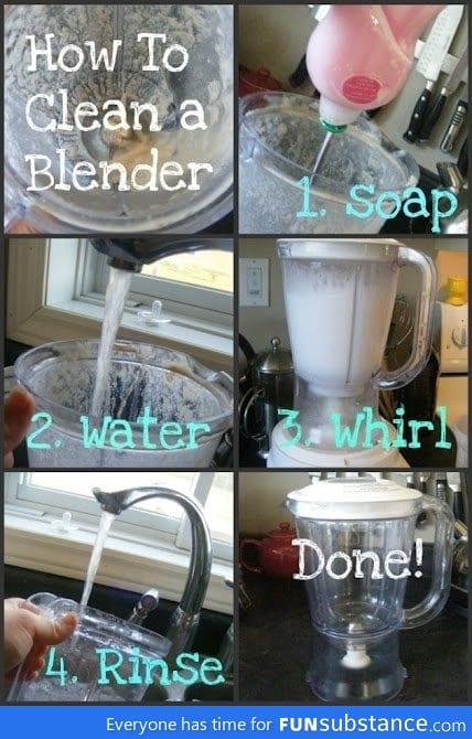 clean a blender