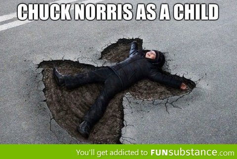 Chuck Norris as a child
