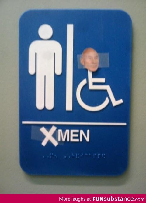 Converting restroom signs into awesomeness