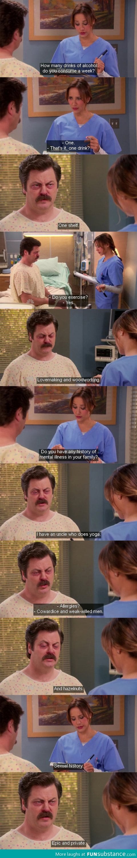 Ron Swanson at his best