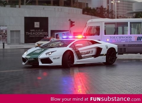 Dubai's newest patrol car