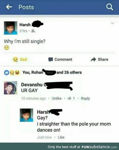Straighter than pole