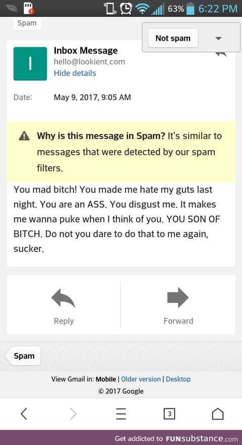 well then...this is the spam i get