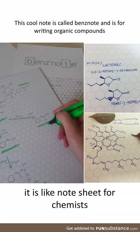 Like note sheet for chemistry students