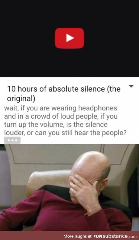 "is the silence louder?"