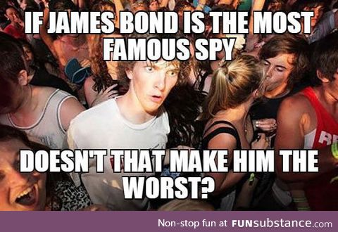James bond contradiction