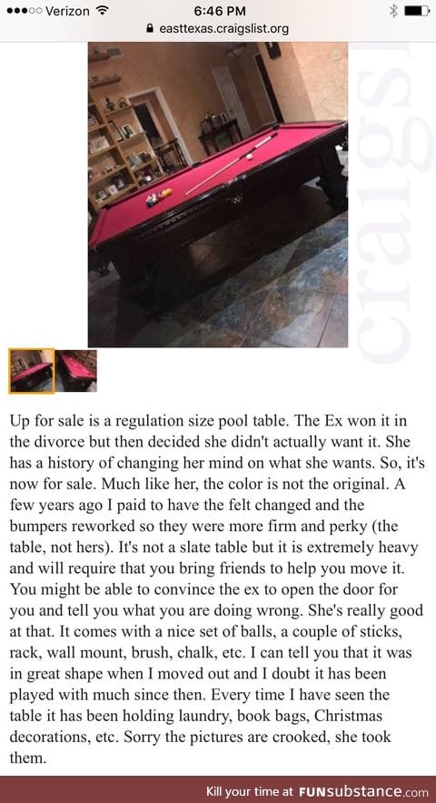 Found on Craigslist