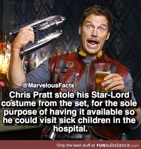 Good guy Chris Pratt