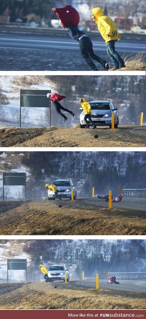 Windy day in Iceland