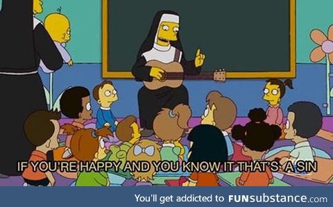 Simpson's Nail My Catholic Upbringing