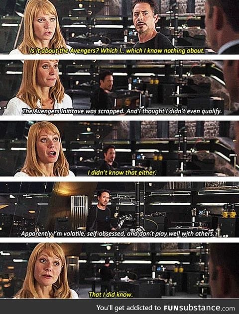 Gotta love Tony Stark!