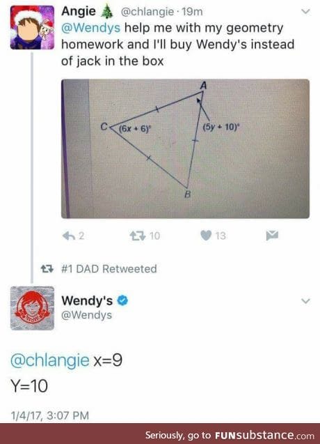 Wendy's has got you covered