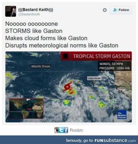 Storms like Gaston