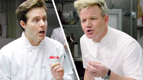 Gordon Ramsey teaches new chefs on how to properly roast