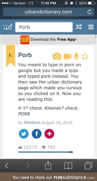 So that's what Porb is