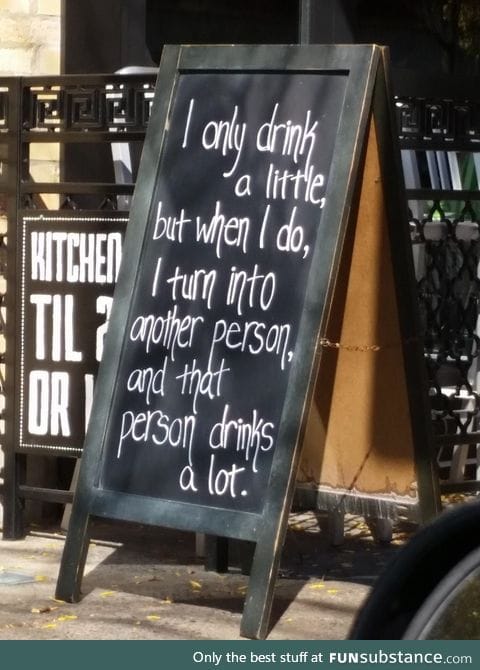 This bar sign tells the truth