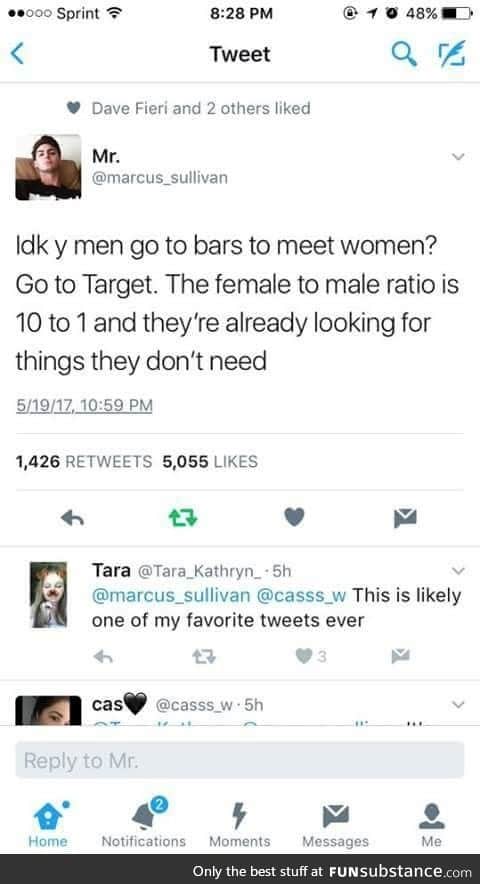 My girlfriend isn't allowed to go to target anymore