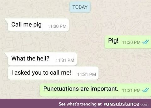 Punctuations!