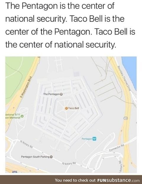 Taco Bell is the center of national security