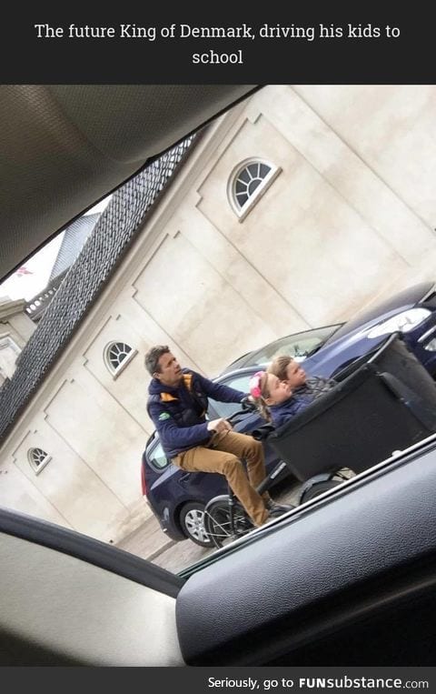 The future King of Denmark is such a great dad