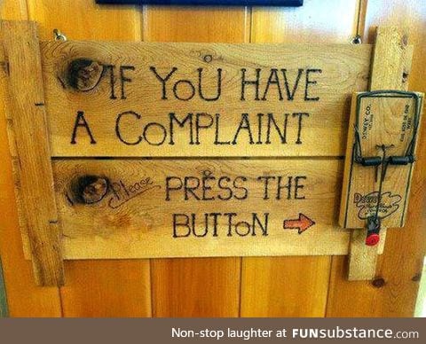 Do you have a complaint?