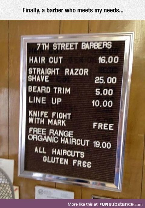 The coolest barber sign