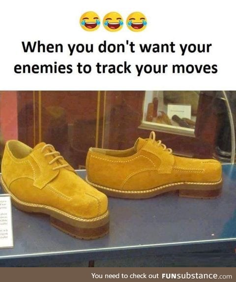 If you dont want your enemies to track your moves