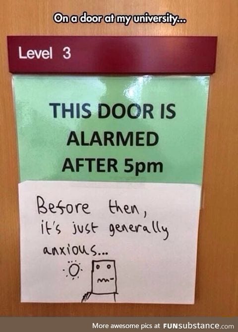 Take it easy door