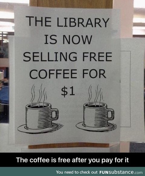 Free coffee