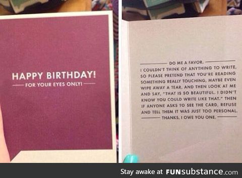 I need this birthday card