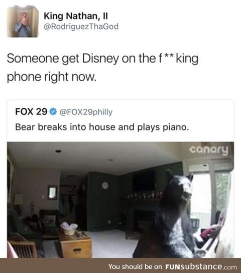 Disney just hired a bear