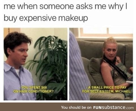 Expensive makeup