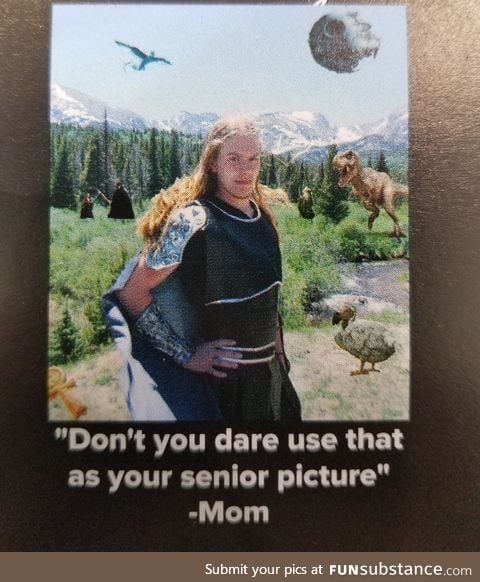 Picture in the yearbook