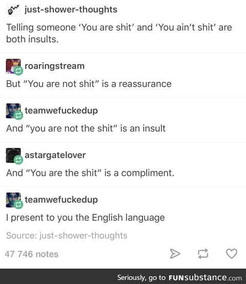 English  is weird