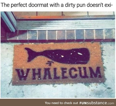 Dirty doormat
