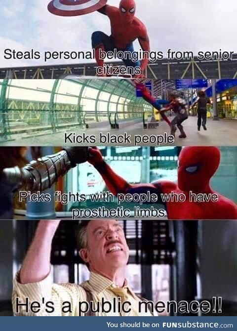 Bad spidey bad