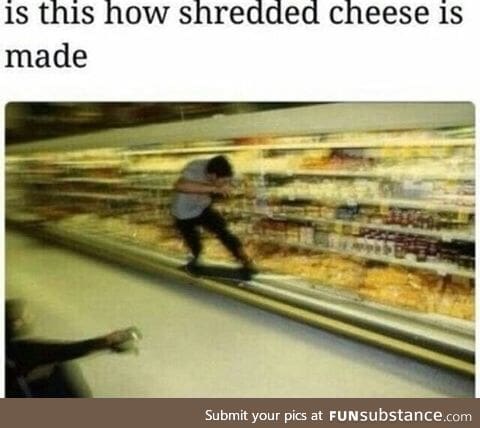 Shredded cheese