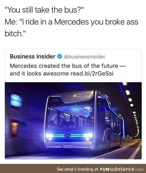 Now you can ride a Mercedes