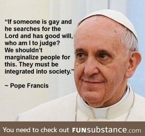 Pope Francis on homosexuality