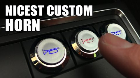 Man creates special car horns for various situations
