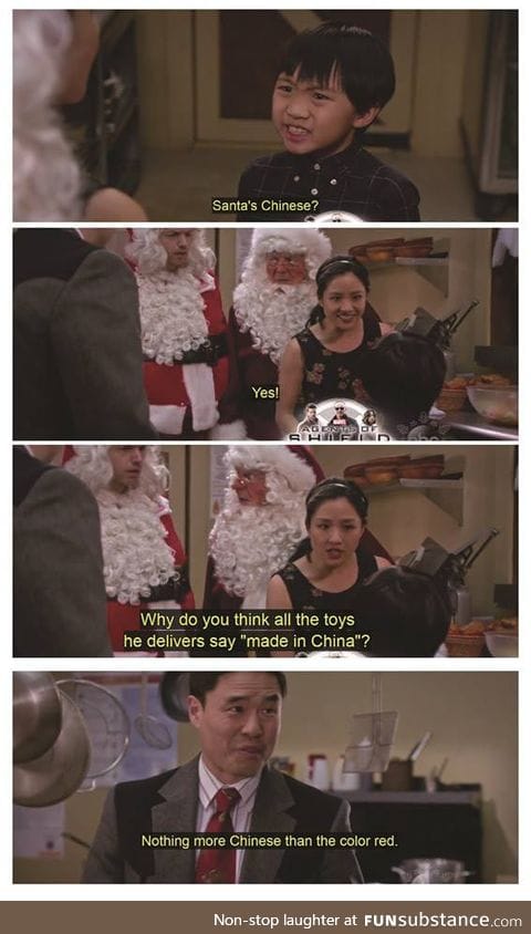 Santa is chinese