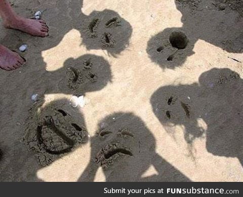 Beach faces