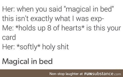 Magical in bed
