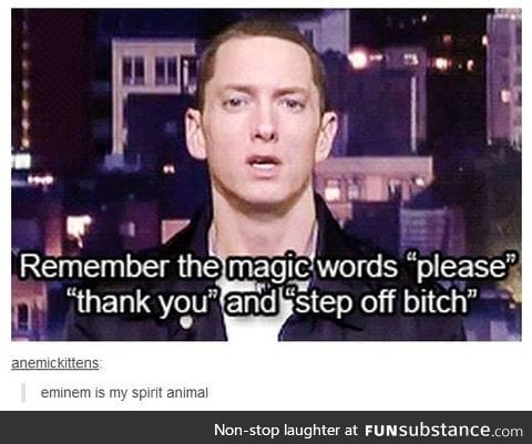 Eminem's advice for kids