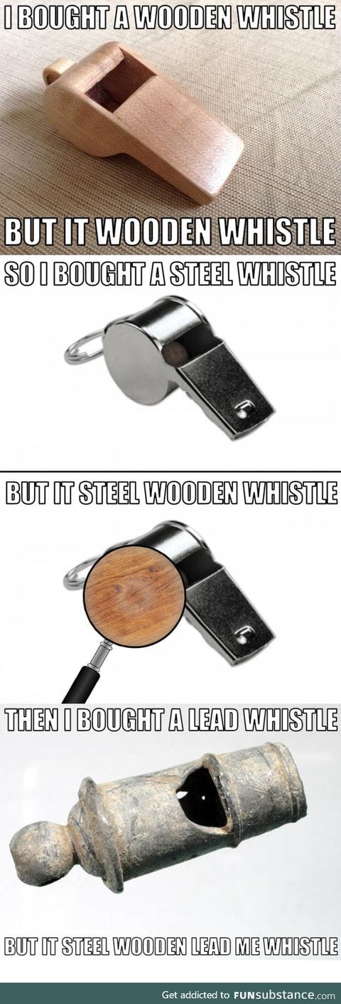 Wooden whistle 2.0